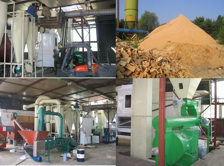 Biomass pellet plant